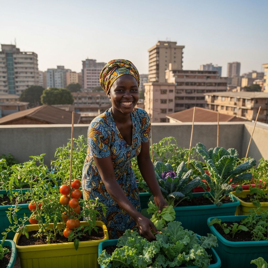 Rooftop kitchen garden